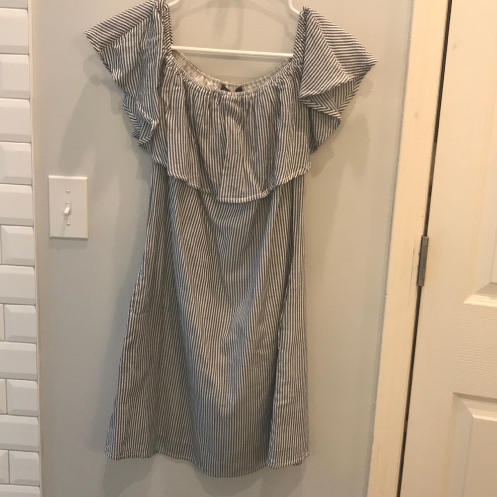 Allison Joy off the shoulder dress